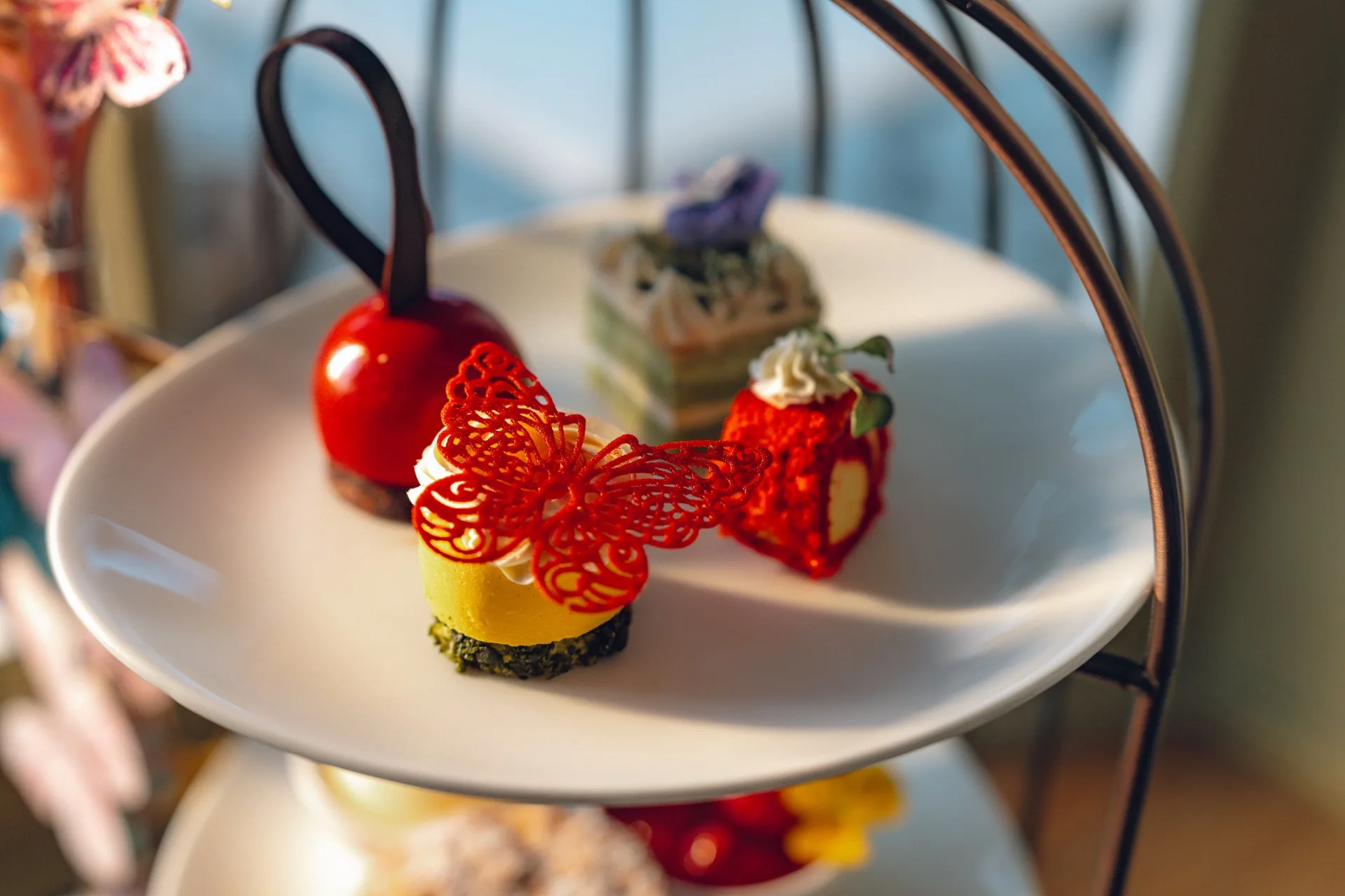 Afternoon tea spread at The Terrace