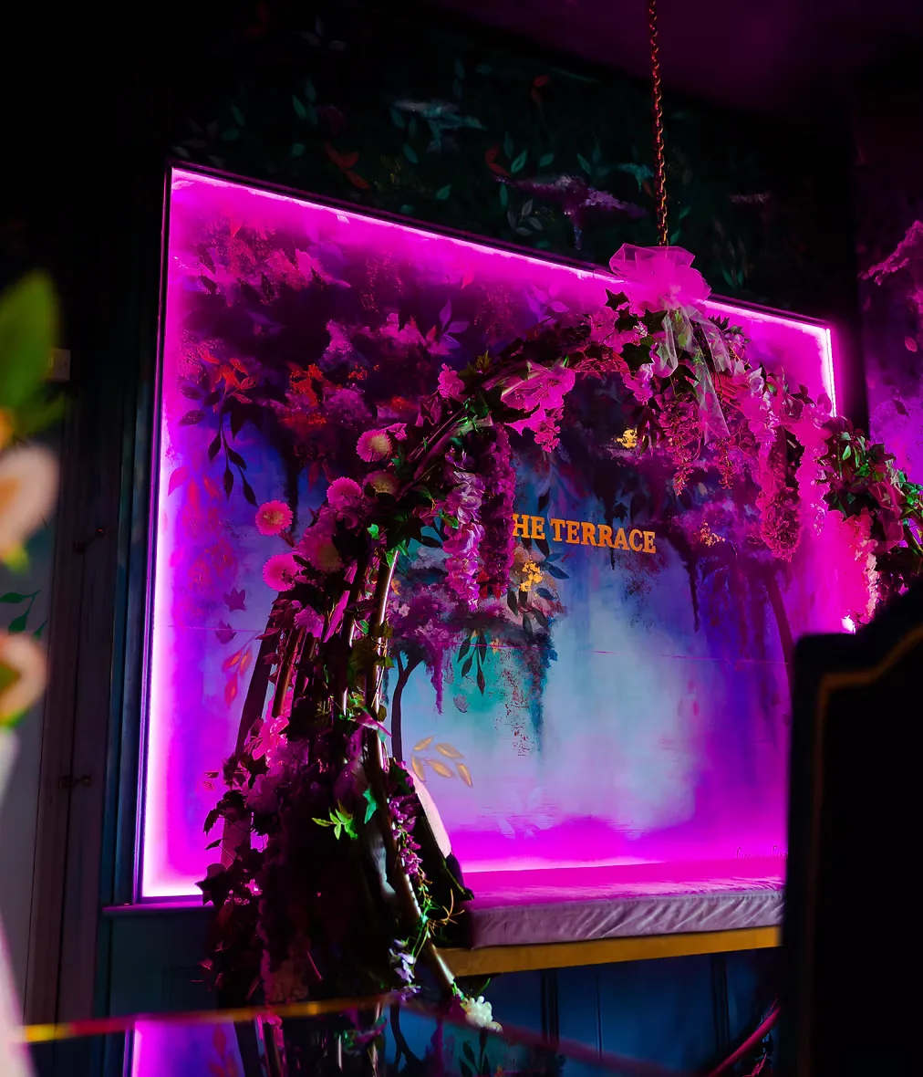The Horus Room — neon-lit underground private space at The Truth